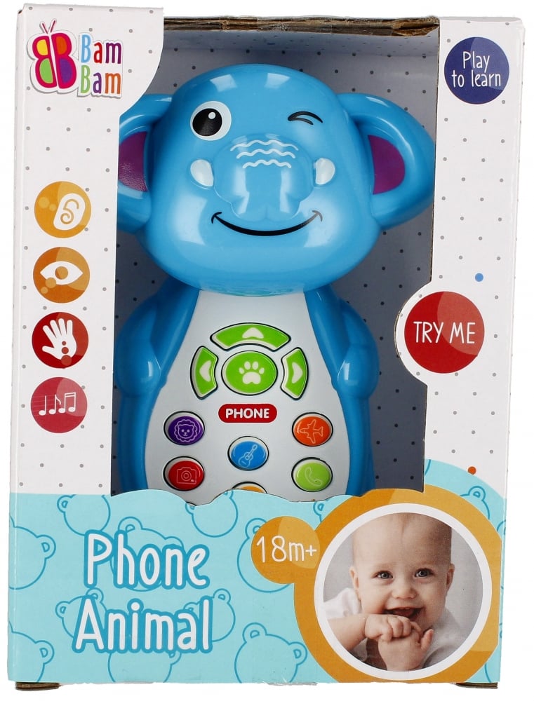 Jucarie interactiva, BamBam, Telefon, Elefant