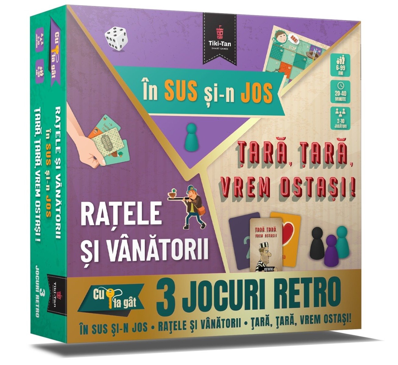 Set 3 jocuri, Ratele si vanatorii, In sus si-n jos, Tara, tara, vrem ostasi