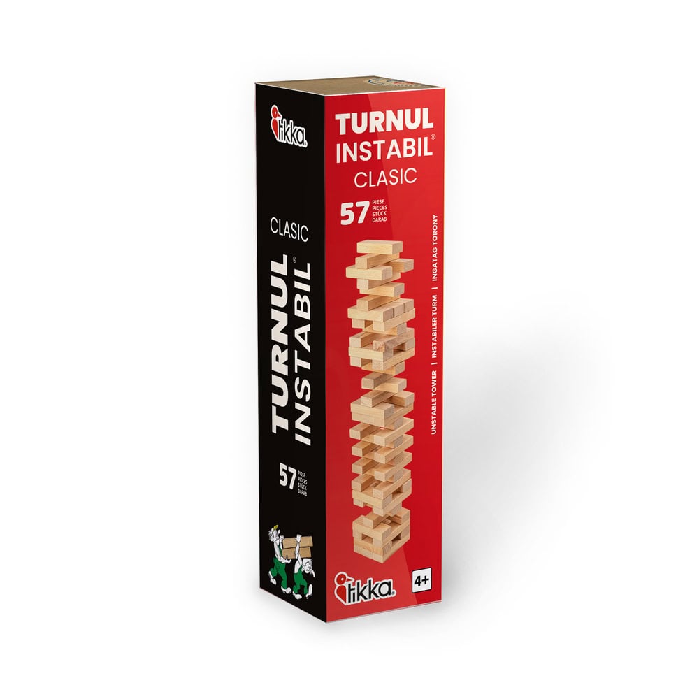 Turnul instabil clasic, Deico Games, joc de petrecere, Tikka