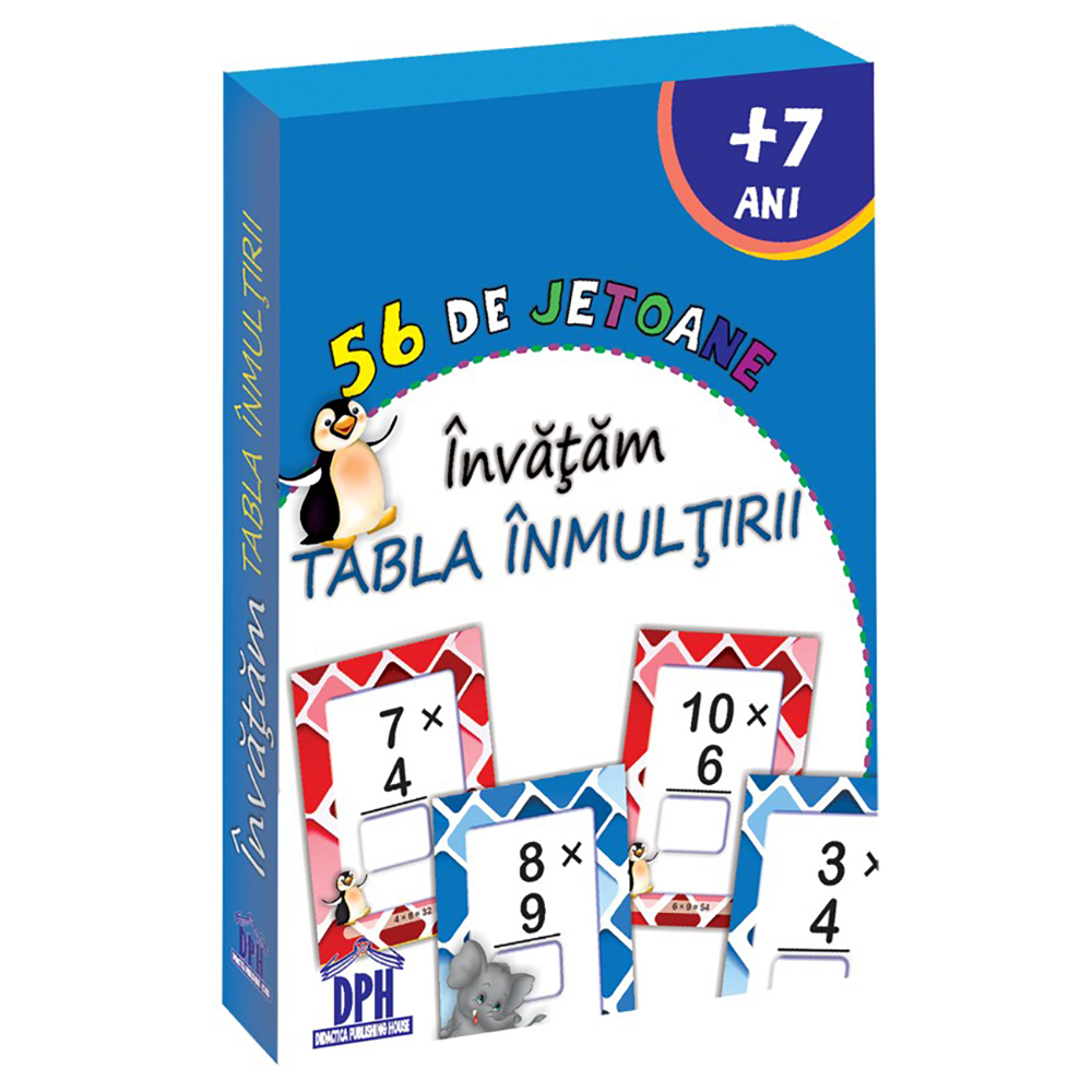 Jetoane invatam tabla inmultirii, editura dph