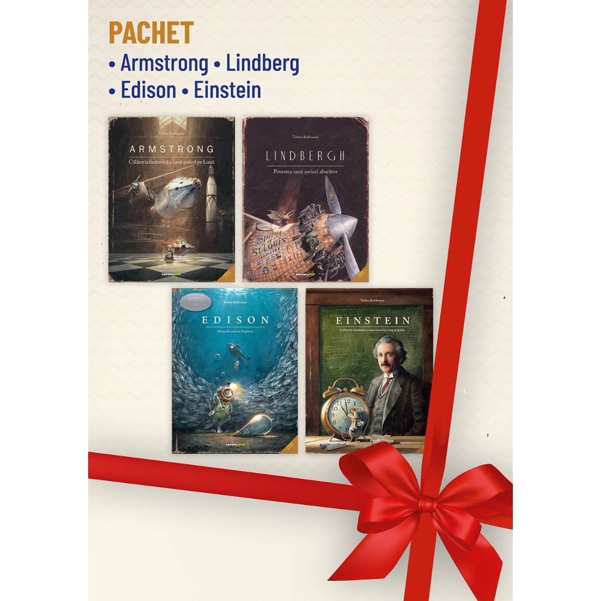 Pachet Armstrong, Lindberg, Edison, Einstein
