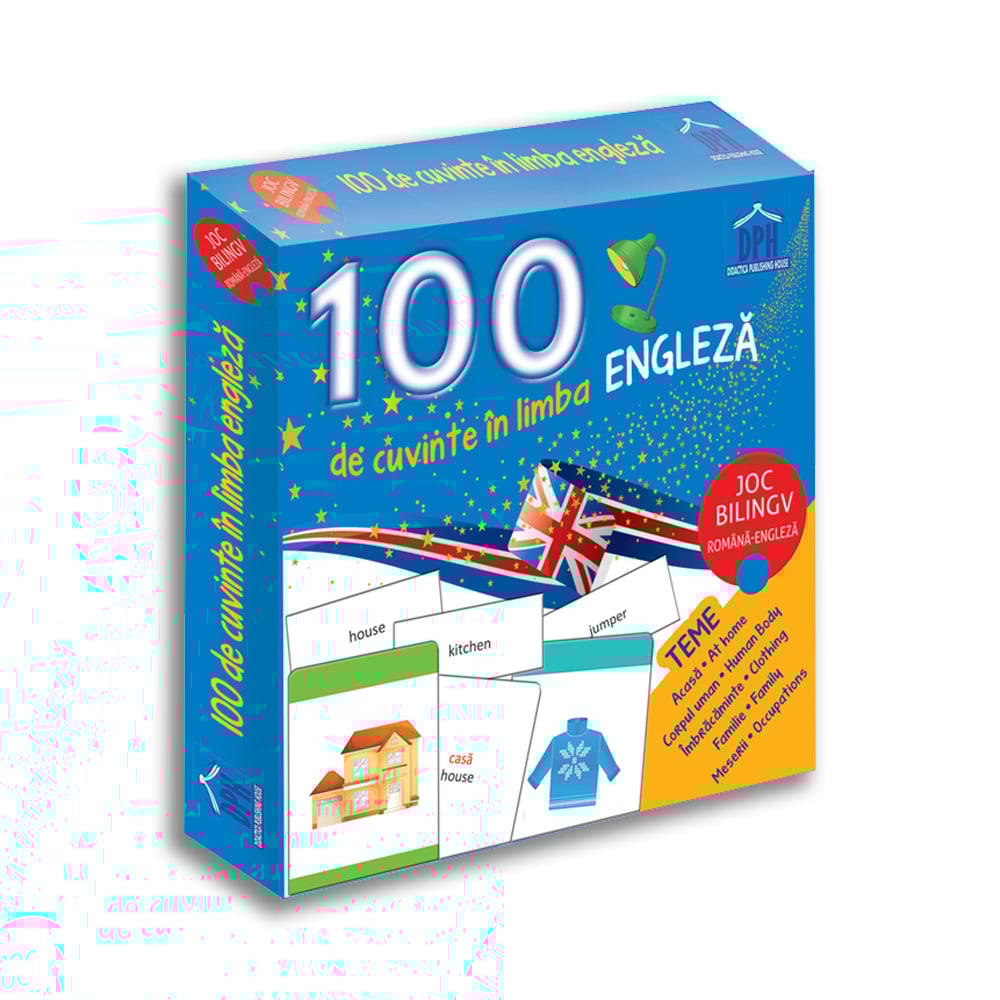 100 de cuvinte in limba engleza - joc bilingv, editura dph