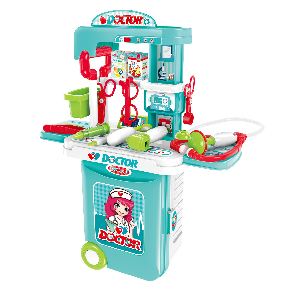 Set de joaca, Noriel Kids, set troler portabil de doctor Noriel Kids imagine 2022