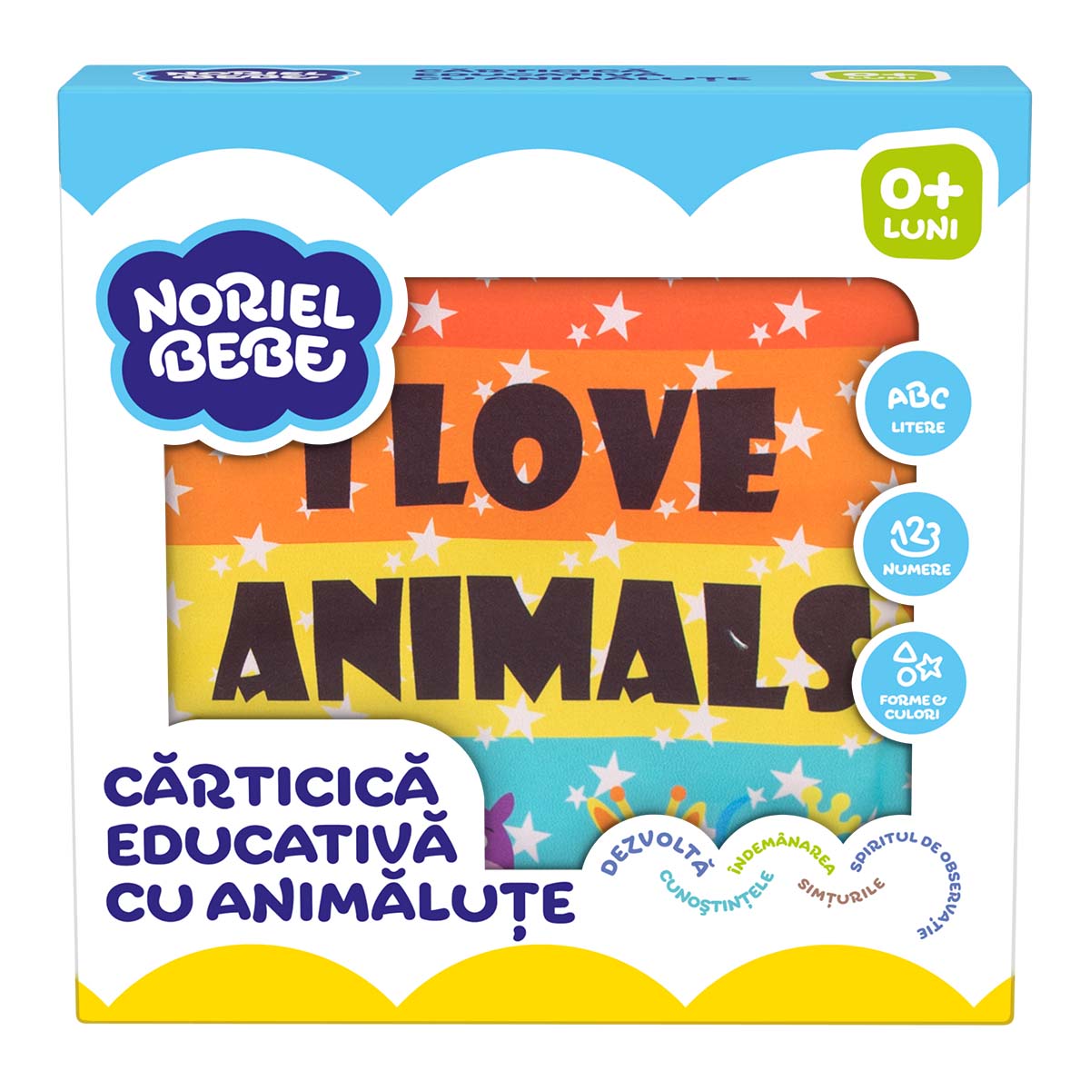 Carticica educativa cu animalute, Noriel Bebe animalute imagine noua responsabilitatesociala.ro