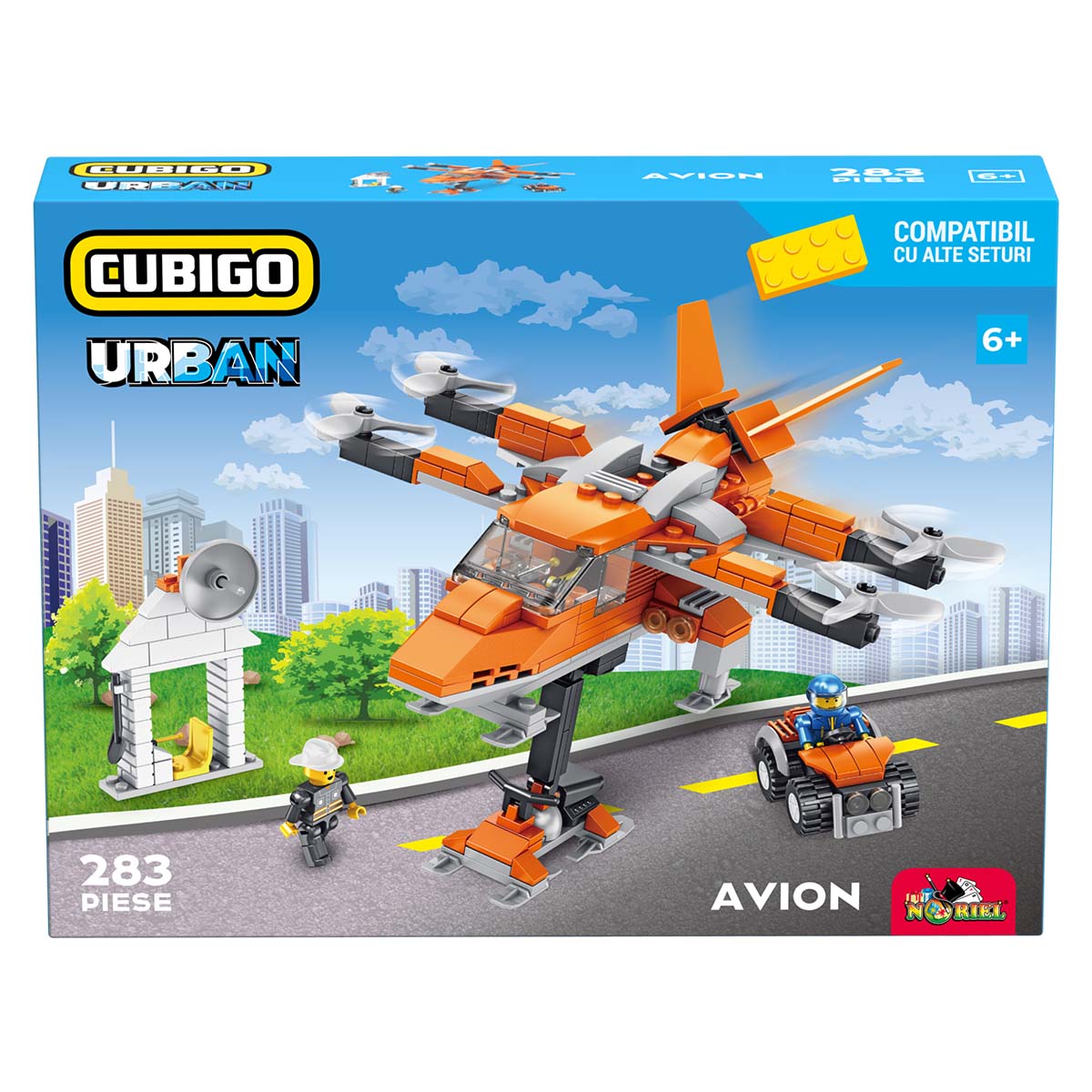 Set de constructie Cubigo Urban Avion 283