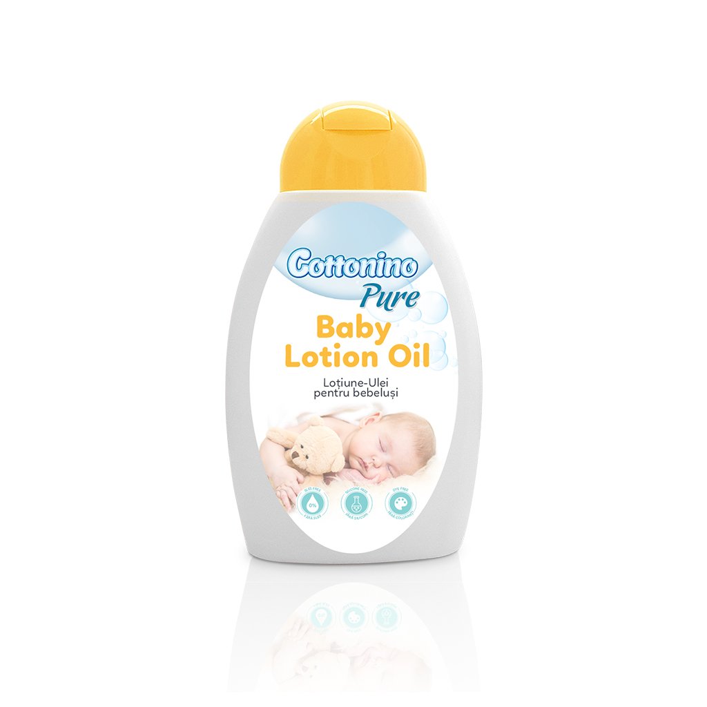 Lotiune crema pentru bebelusi, Cottonino Pure, 300 ml Cottonino imagine 2022
