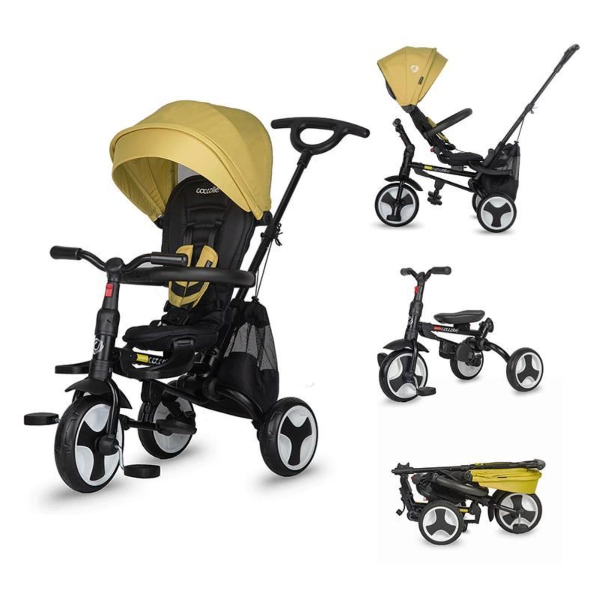 Tricicleta ultrapliabila, DHS Baby Coccolle, Spectra Plus Air, Sunflower Joy Coccolle imagine 2022