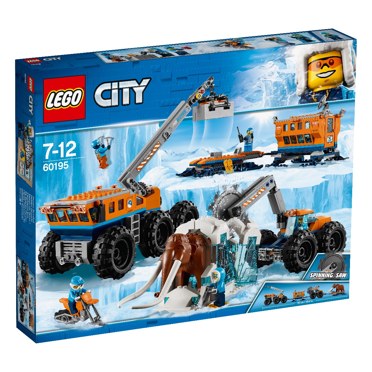 Lego® city - baza mobila de explorare arctica (60195)