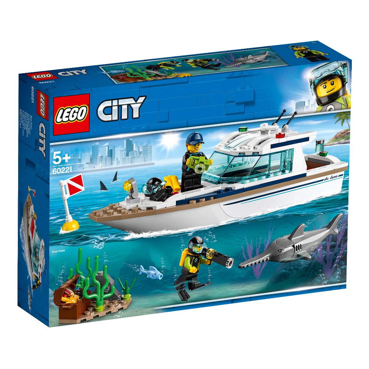 LEGO® City – Iaht pentru scufundari (60221) LEGO®