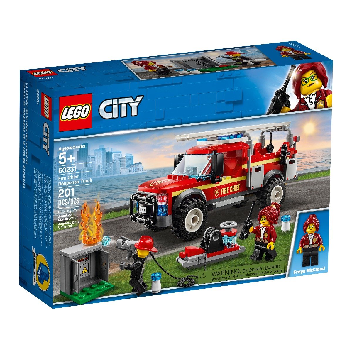 LEGO® City – Camionul de interventie al comandantului pompierilor (60231) LEGO