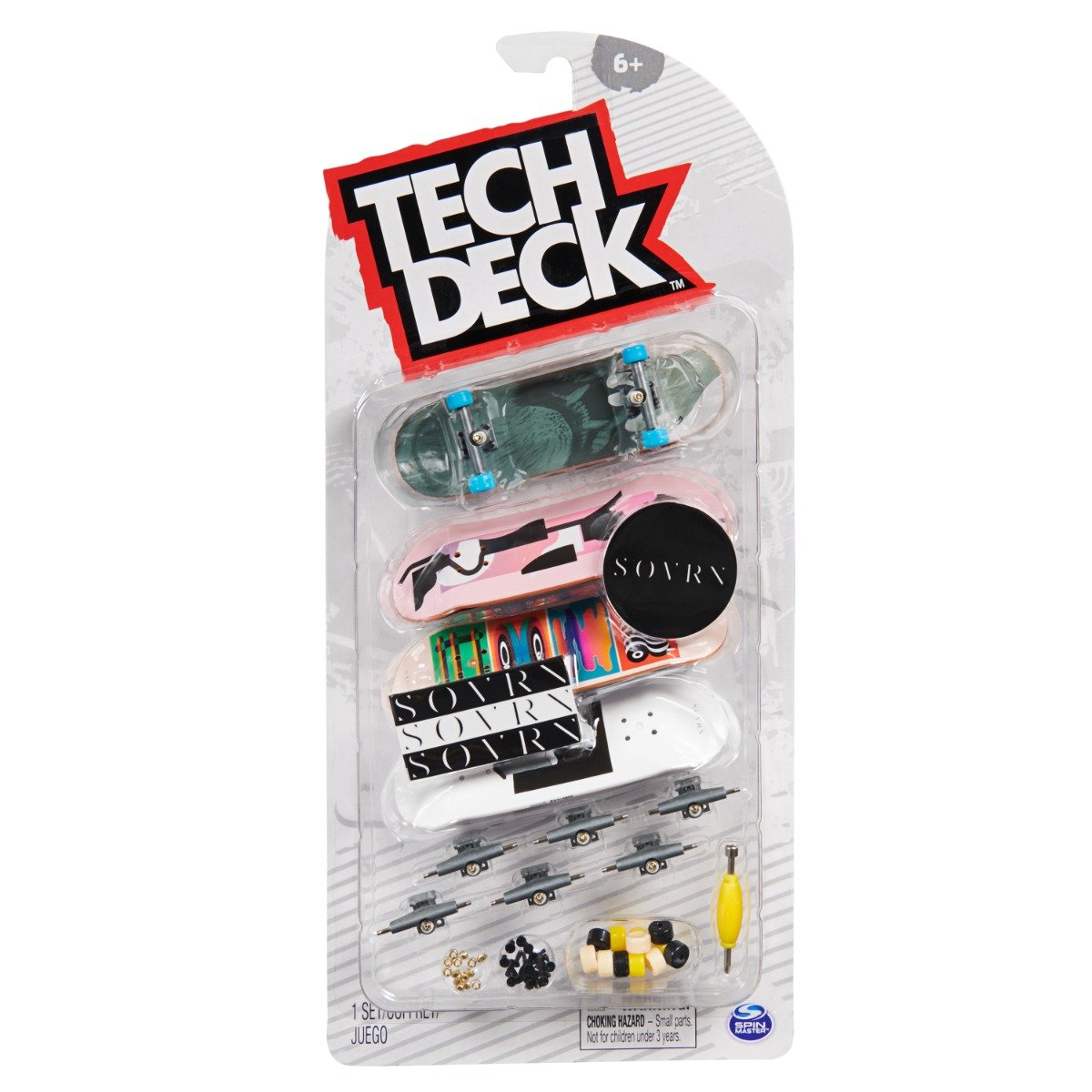 Set mini placa skateboard Tech Deck, 4 buc, Sovrn, 20140763