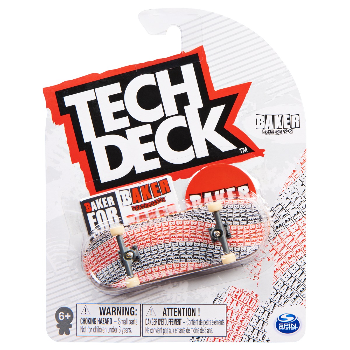 Mini placa skateboard Tech Deck, Baker, 20141362