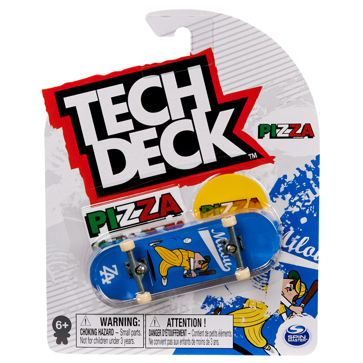 Mini placa skateboard Tech Deck, Pizza, 20141532