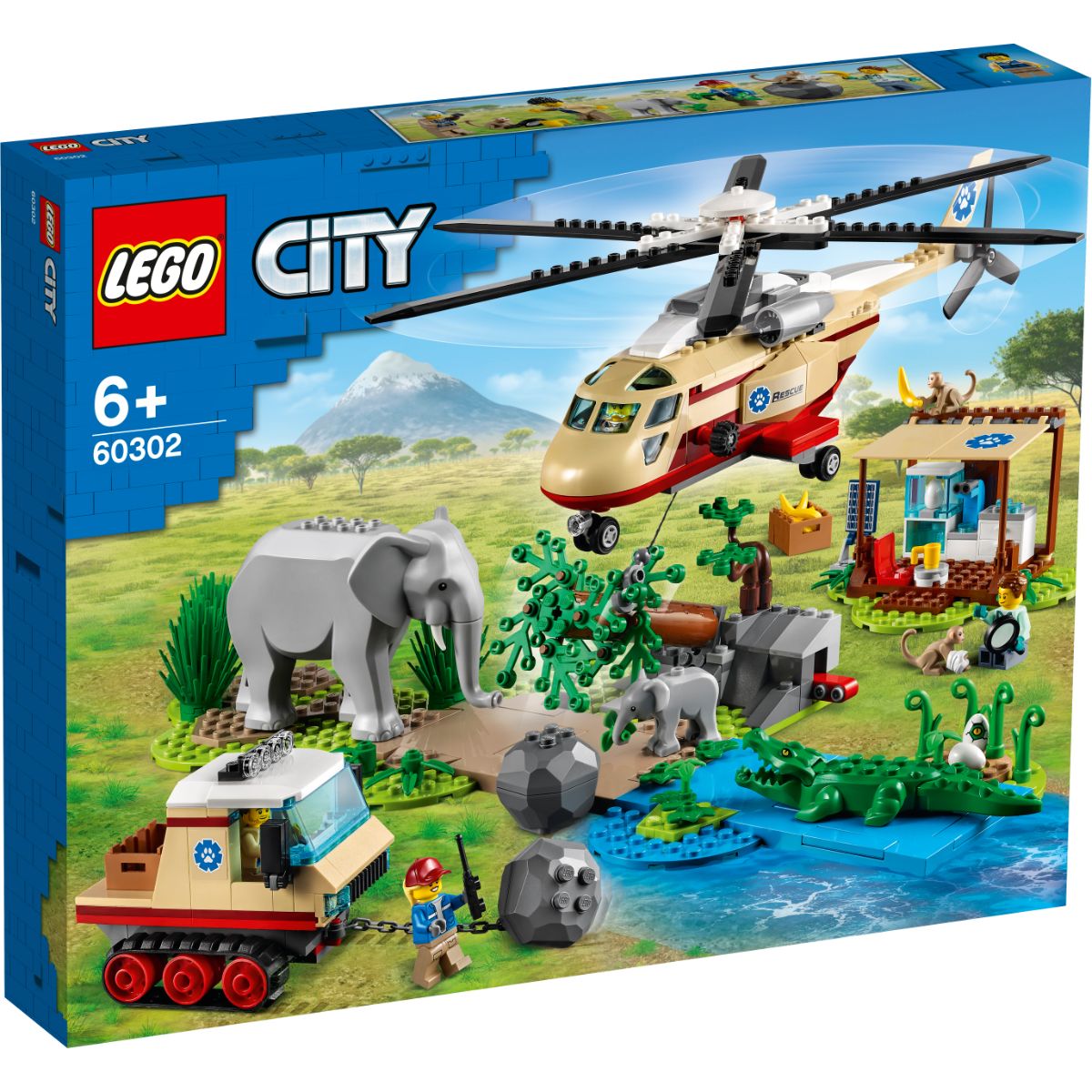 LEGO® City – Operatiune de salvare a animalelor salbatice (60302) (60302)