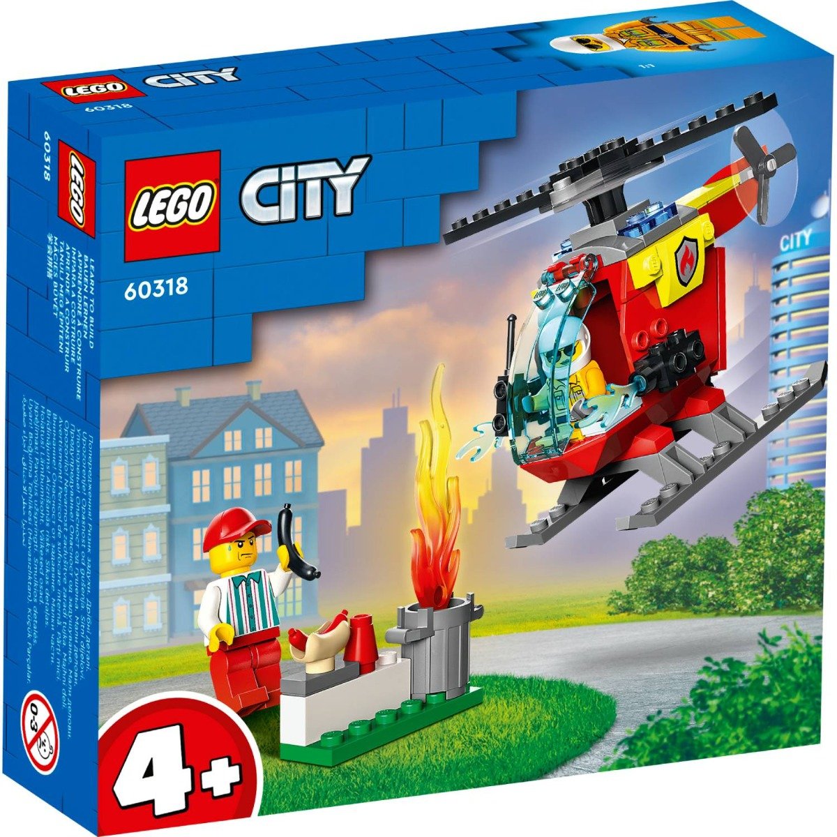 LEGO® City – Elicopter de pompieri (60318) (60318) imagine 2022 protejamcopilaria.ro