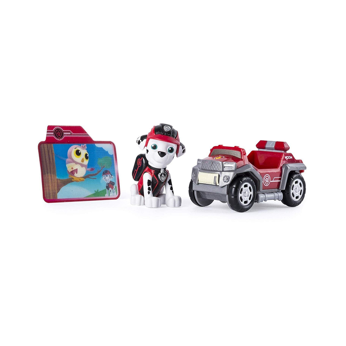 Set figurina si mini vehicul Paw Patrol, Marshall (20083775)