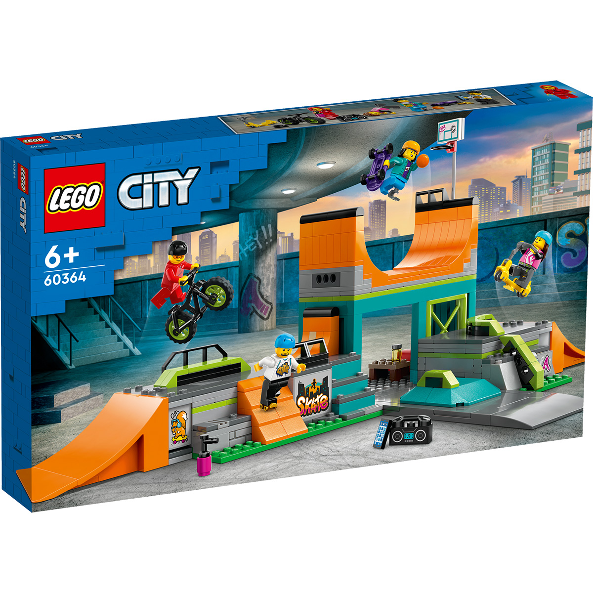 LEGO® City – Parc pentru skateboard (60364) 60364 imagine noua responsabilitatesociala.ro