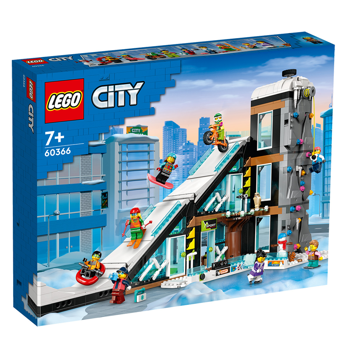 LEGO® City – Centru de schi si escalada (60366) 60366 imagine noua responsabilitatesociala.ro