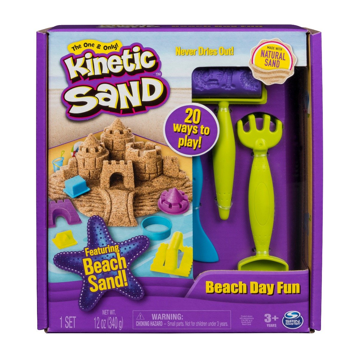 Set de creatie Kinetic Sand – O zi la plaja Kinetic Sand imagine 2022