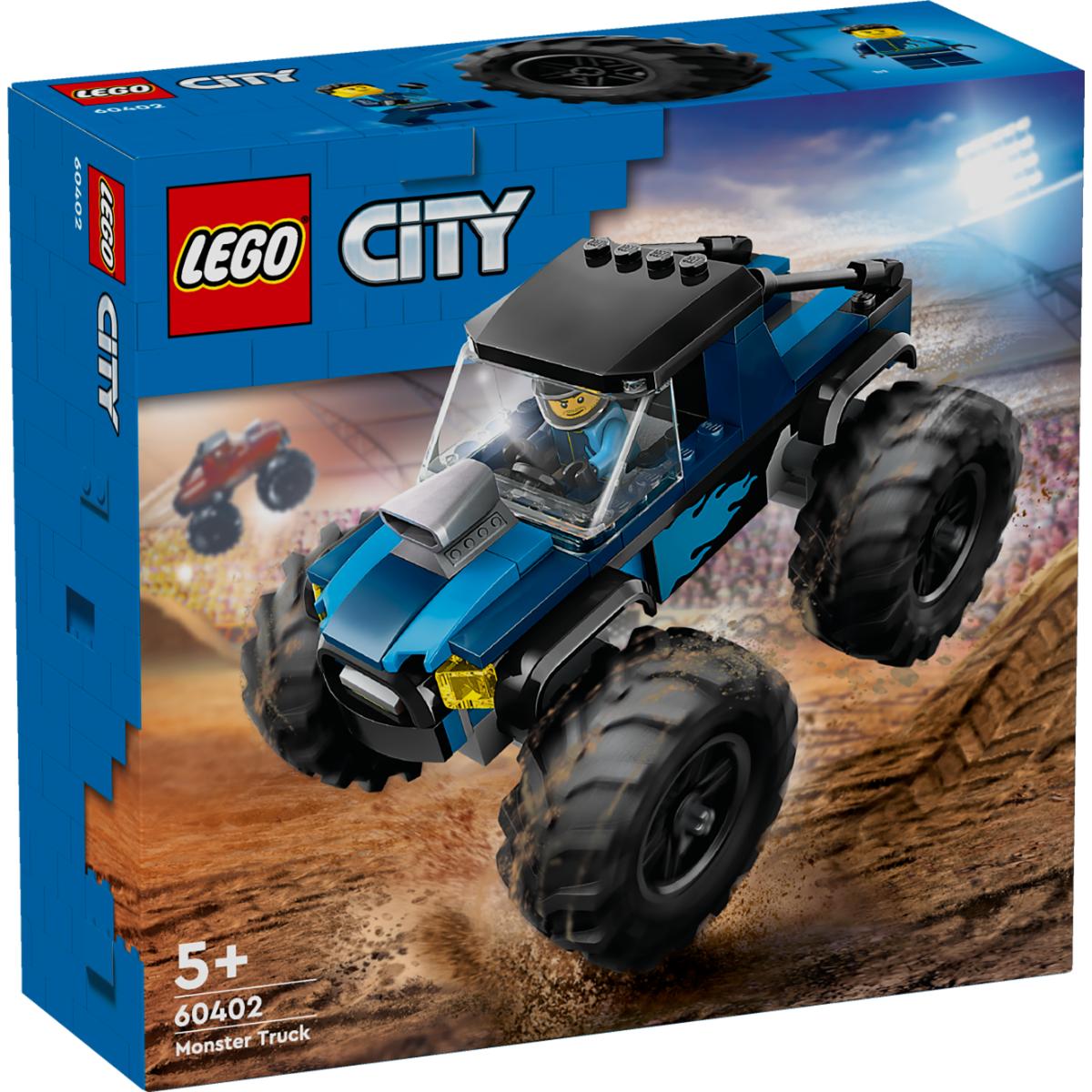 LEGO® City – Monster Truck albastru (60402) LEGO® imagine noua responsabilitatesociala.ro
