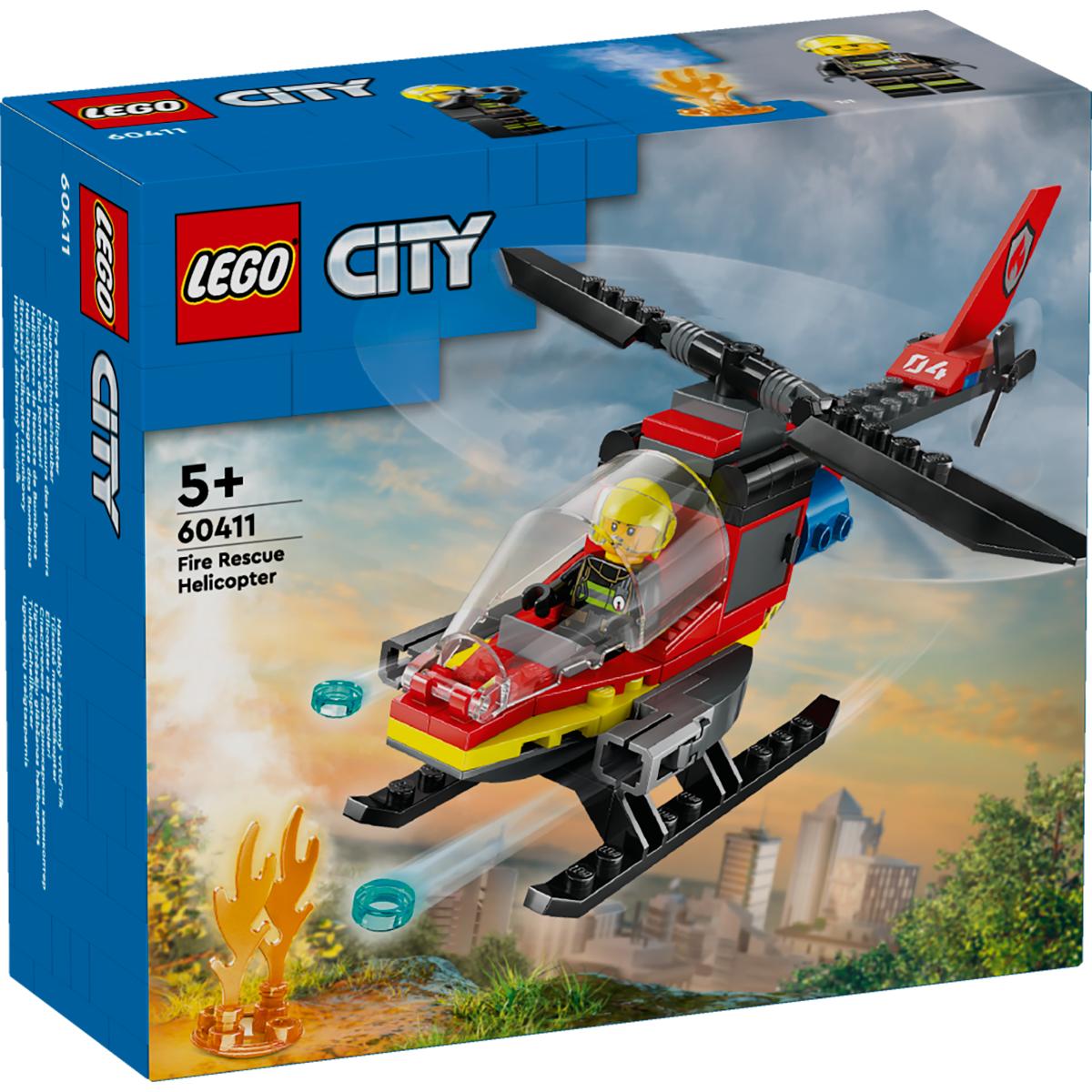 LEGOÂ® City - Elicopter de pompieri (60411)