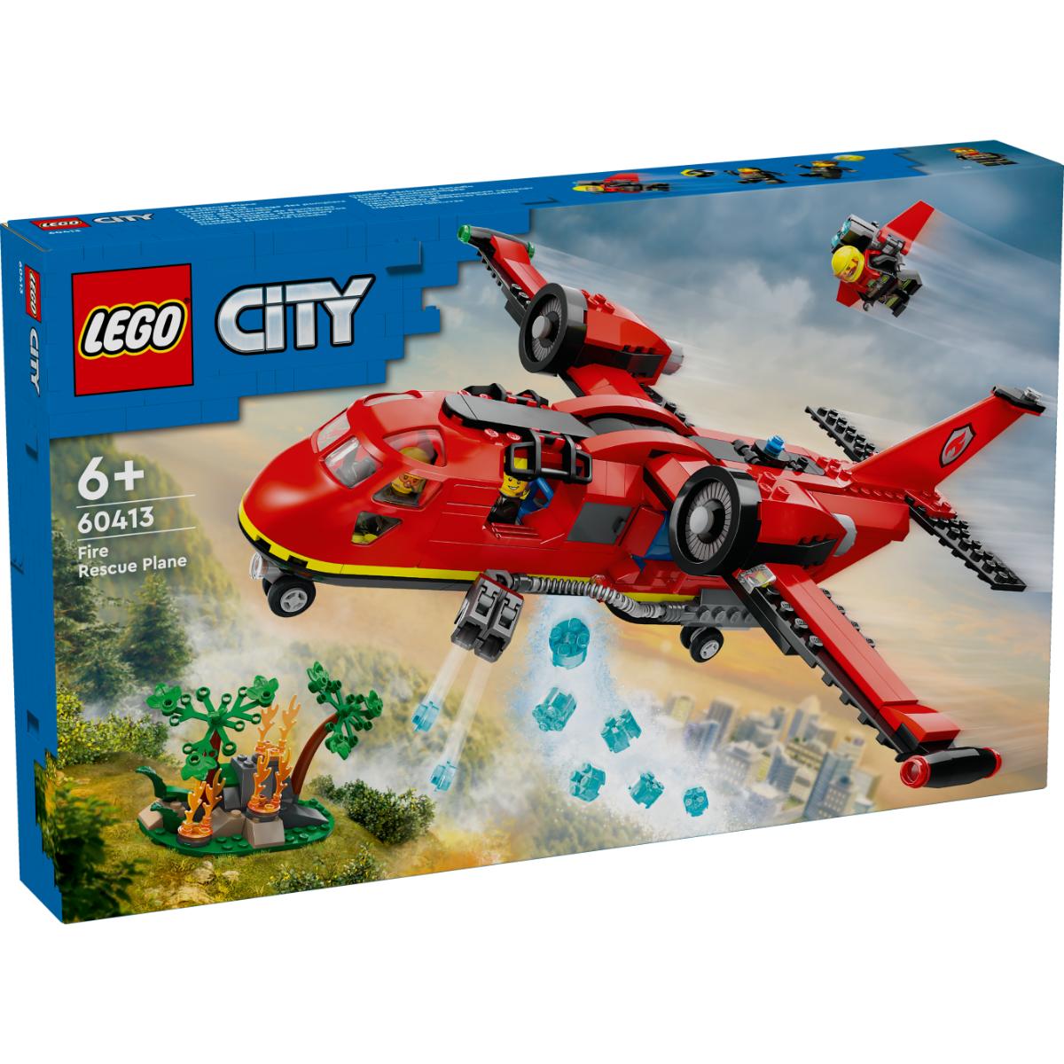 LEGO® City – Avion de pompieri (60413) LEGO® imagine noua responsabilitatesociala.ro