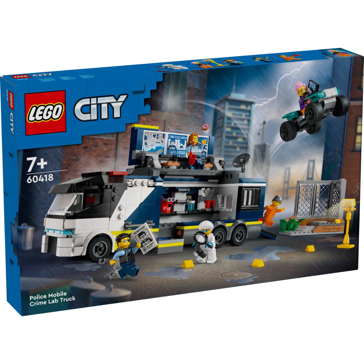 LEGO® City – Laborator mobil de criminalistica (60418) LEGO® imagine noua responsabilitatesociala.ro