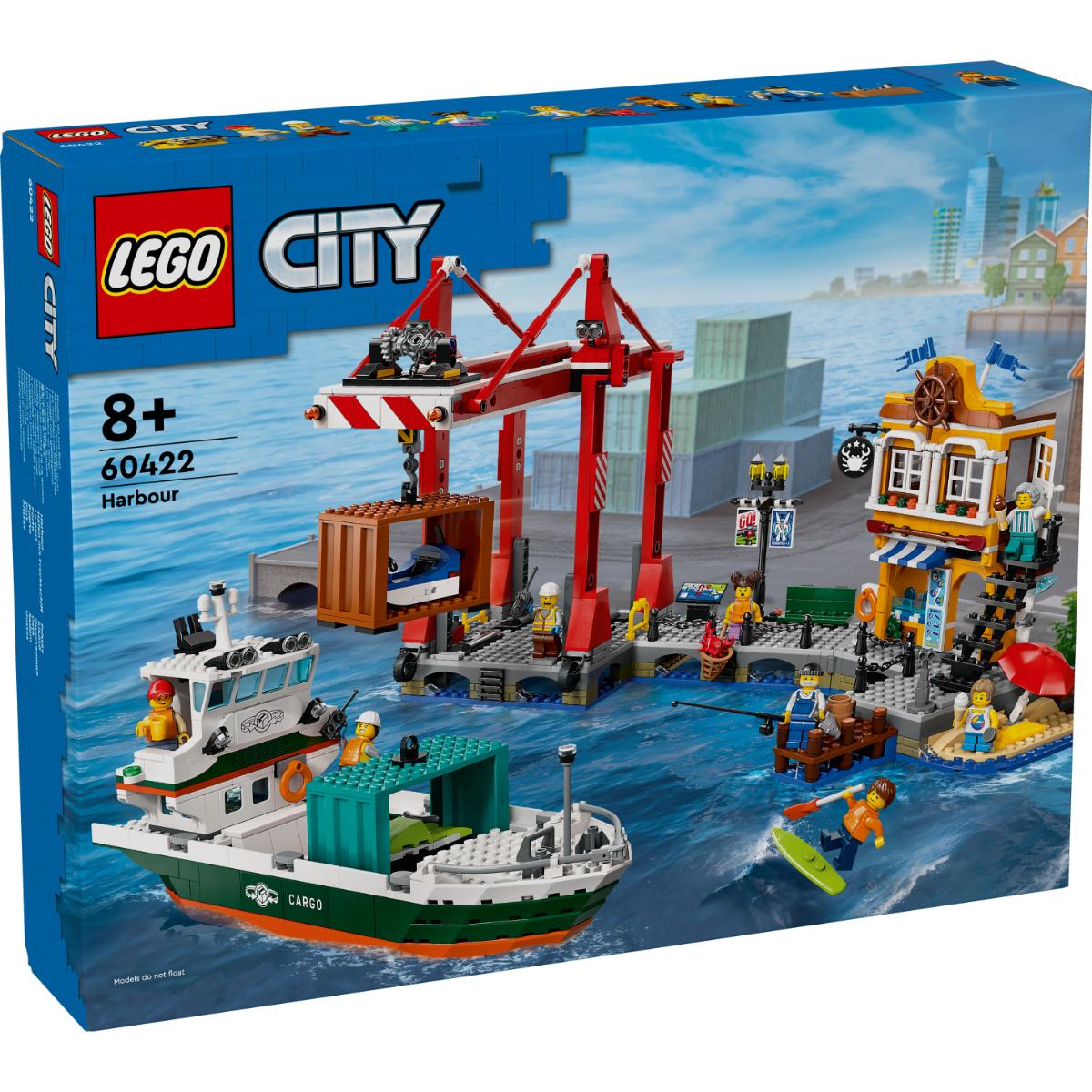 LEGOÂ® City - Port si nava de transport marfa (60422)