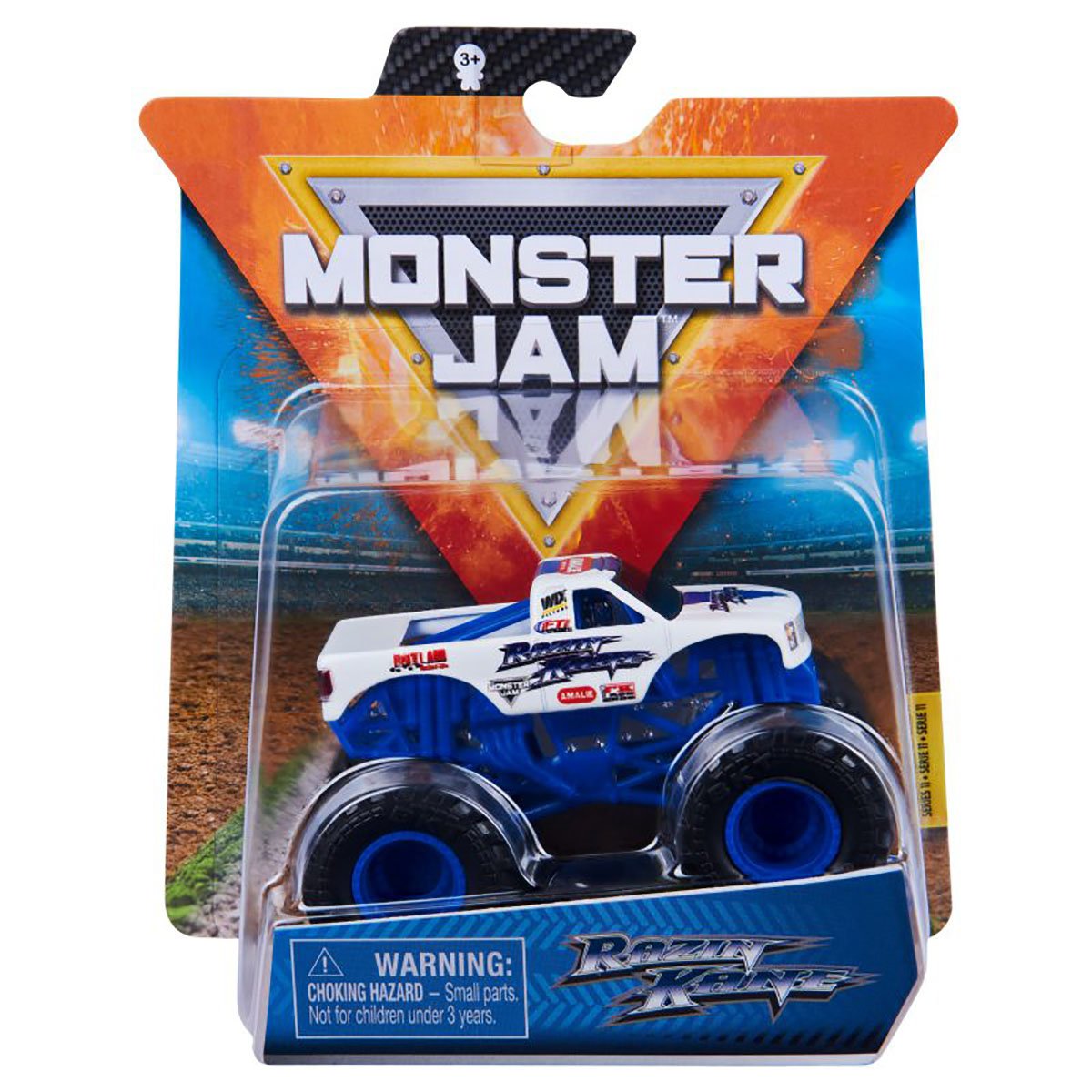 Masinuta Monster Jam, Scara 1:64, Razin Kane, Albastru