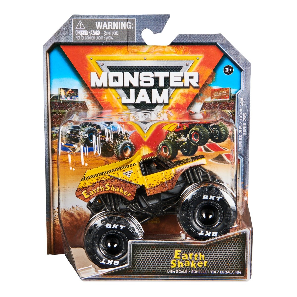 Masinuta Monster Jam, Earth Shaker, 1:64, 20146073