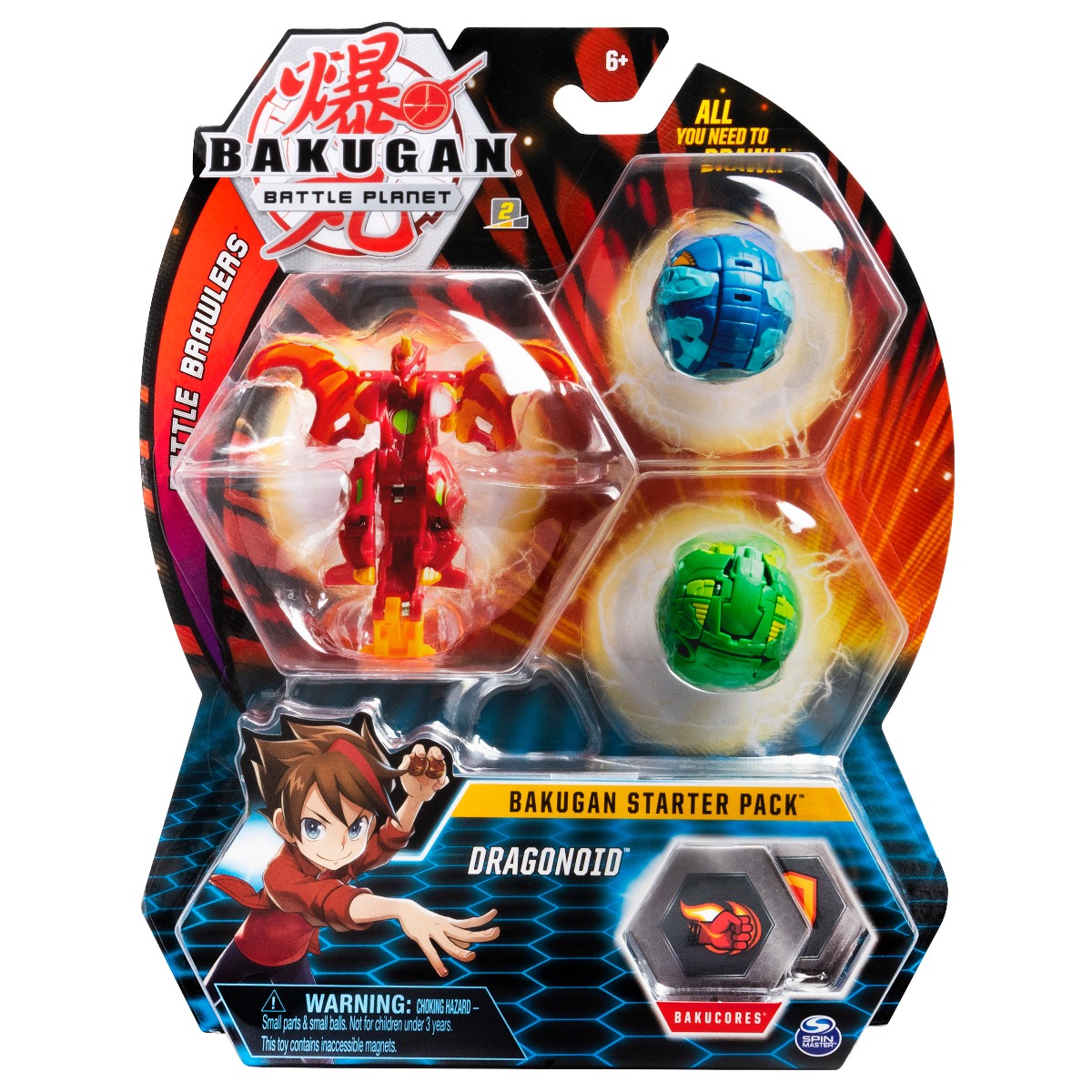 Set Bakugan Battle Planet Starter Pack, Dragonoid, 20109154