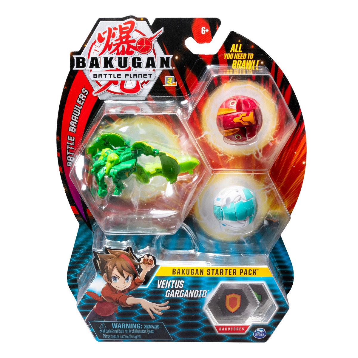 Set Bakugan Battle Planet Starter Ventus Garganoid, 20108793