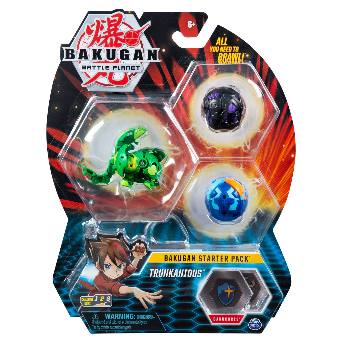 Set Bakugan Battle Planet Starter Pack, Trunkanious, 20118472