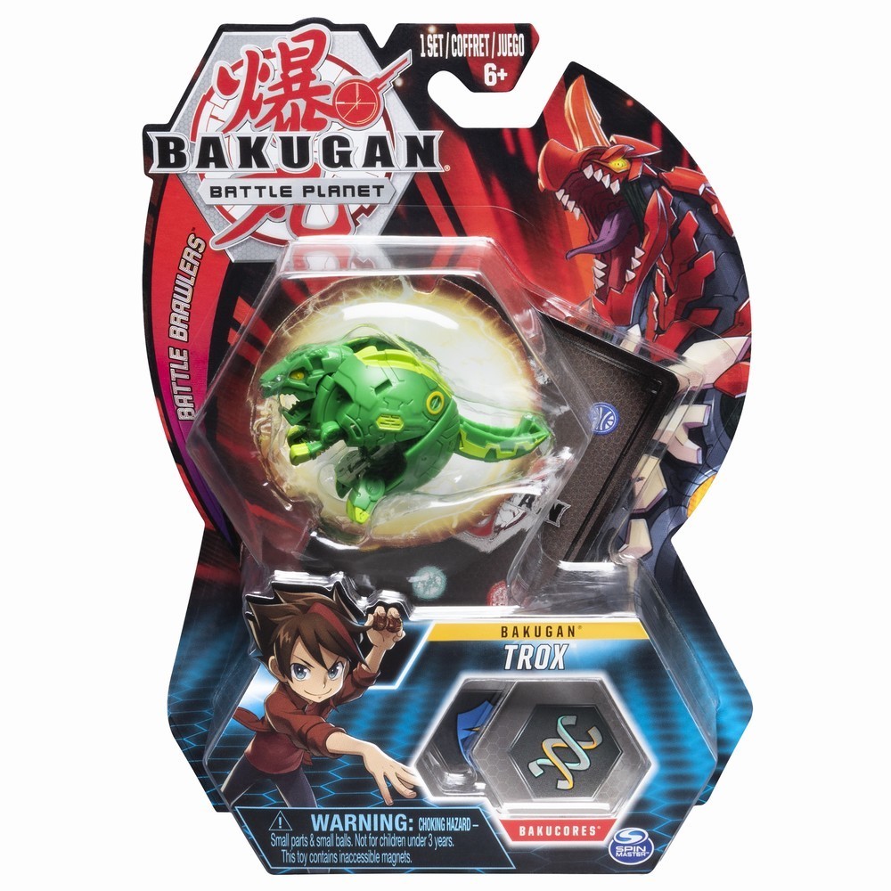 Figurina Bakugan Battle Planet, T-Rex, Green, 20103979