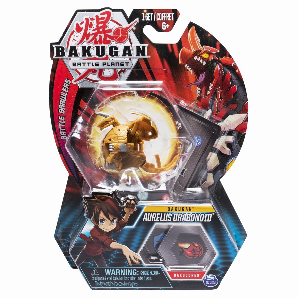 Figurina Bakugan Battle Planet, Dragonoid Gold, 20103985