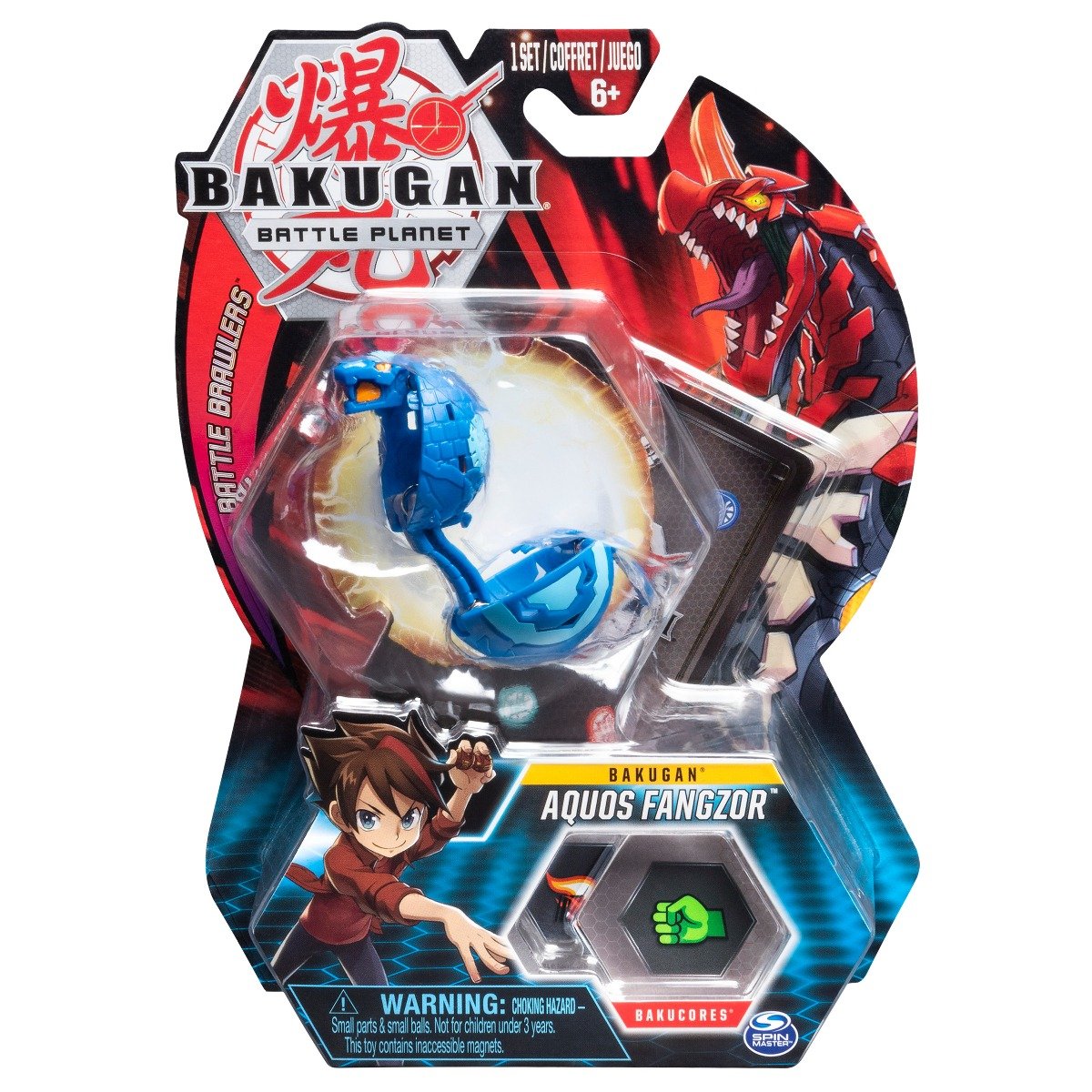 Figurina Bakugan Battle Planet, 3B Cobra Blue, 20107952