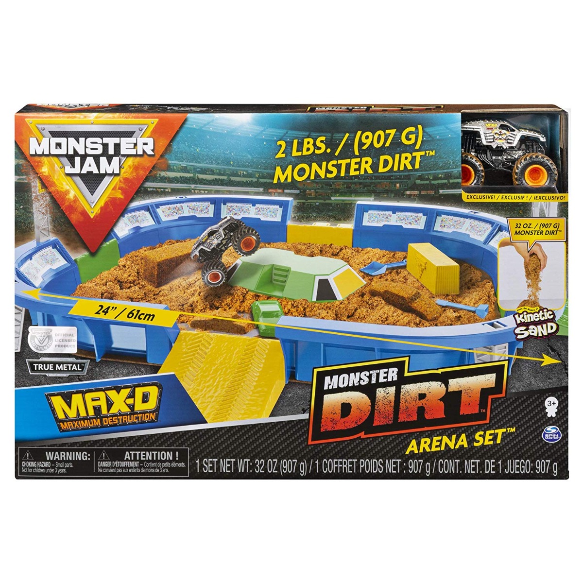 Set de joaca Monster Jam - Arena Monster Dirt