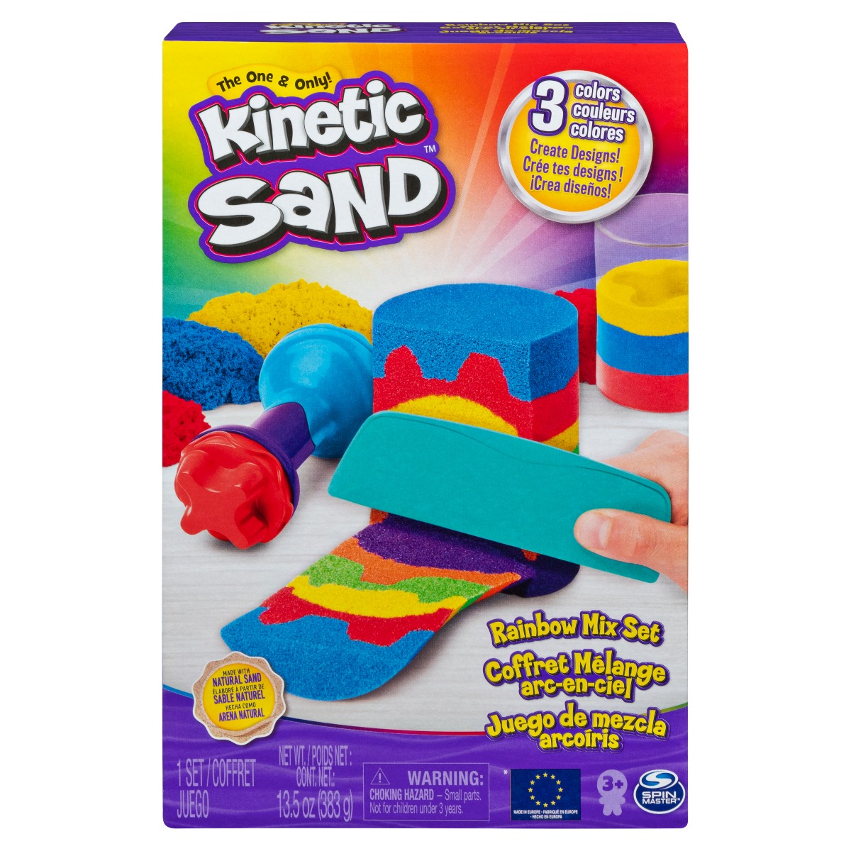 Poze Set de joaca Kinetic Sand - Unelte de Curcubeu