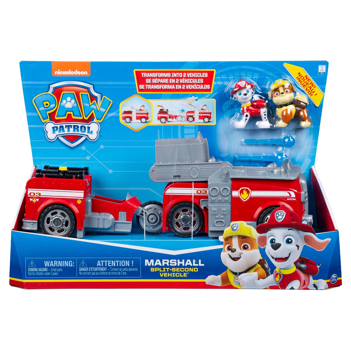 Set Masinuta cu figurine Paw Patrol Split Second Vehicle 20122546