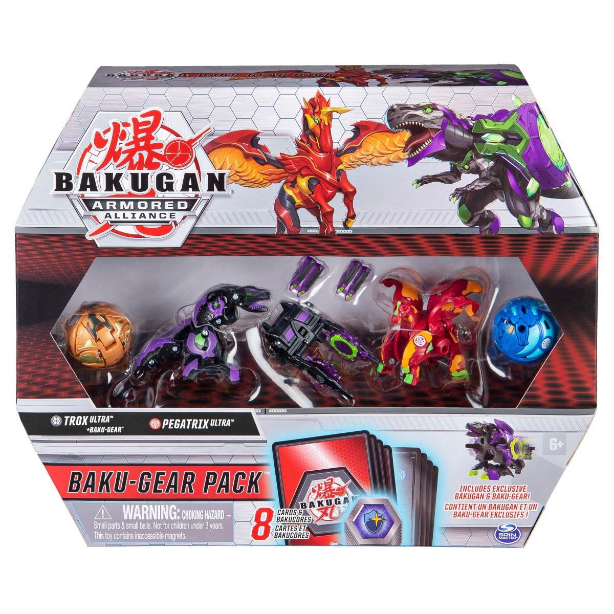 Set 4 Bakugan Armored Alliance, Trox, Pegatrix, 20122677