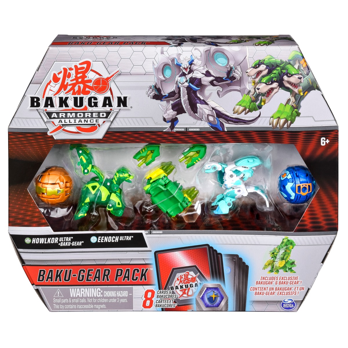 Set 4 Bakugan Armored Alliance, Howlkor Ultra, Eenoch Ultra, 20124160