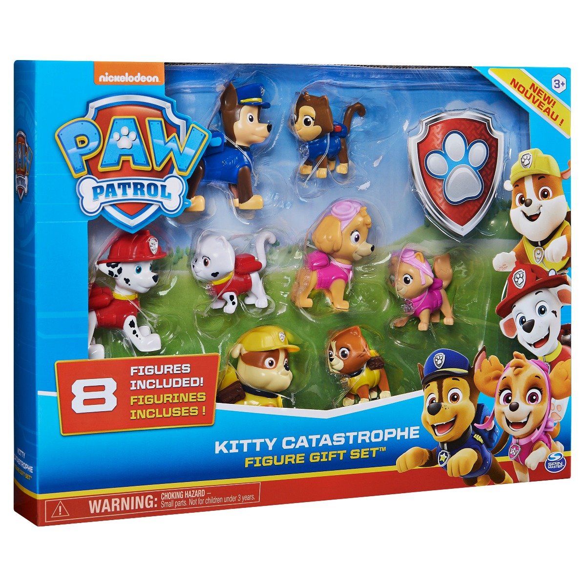 Set 8 figurine Paw Patrol Kitty Catastrophe