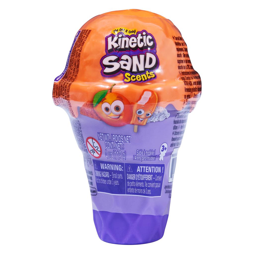 Kinetic Sand, Forma de inghetata, Orange Cream, 20139285