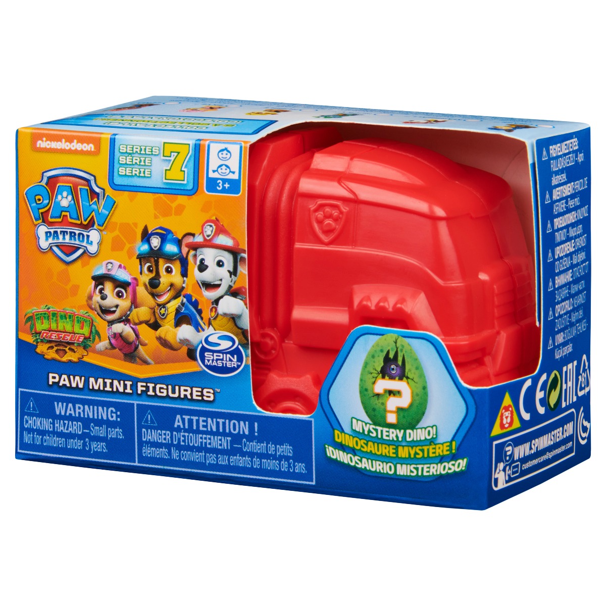 Set mini figurina surpriza Paw Patrol Deluxe Dino Rescue S7