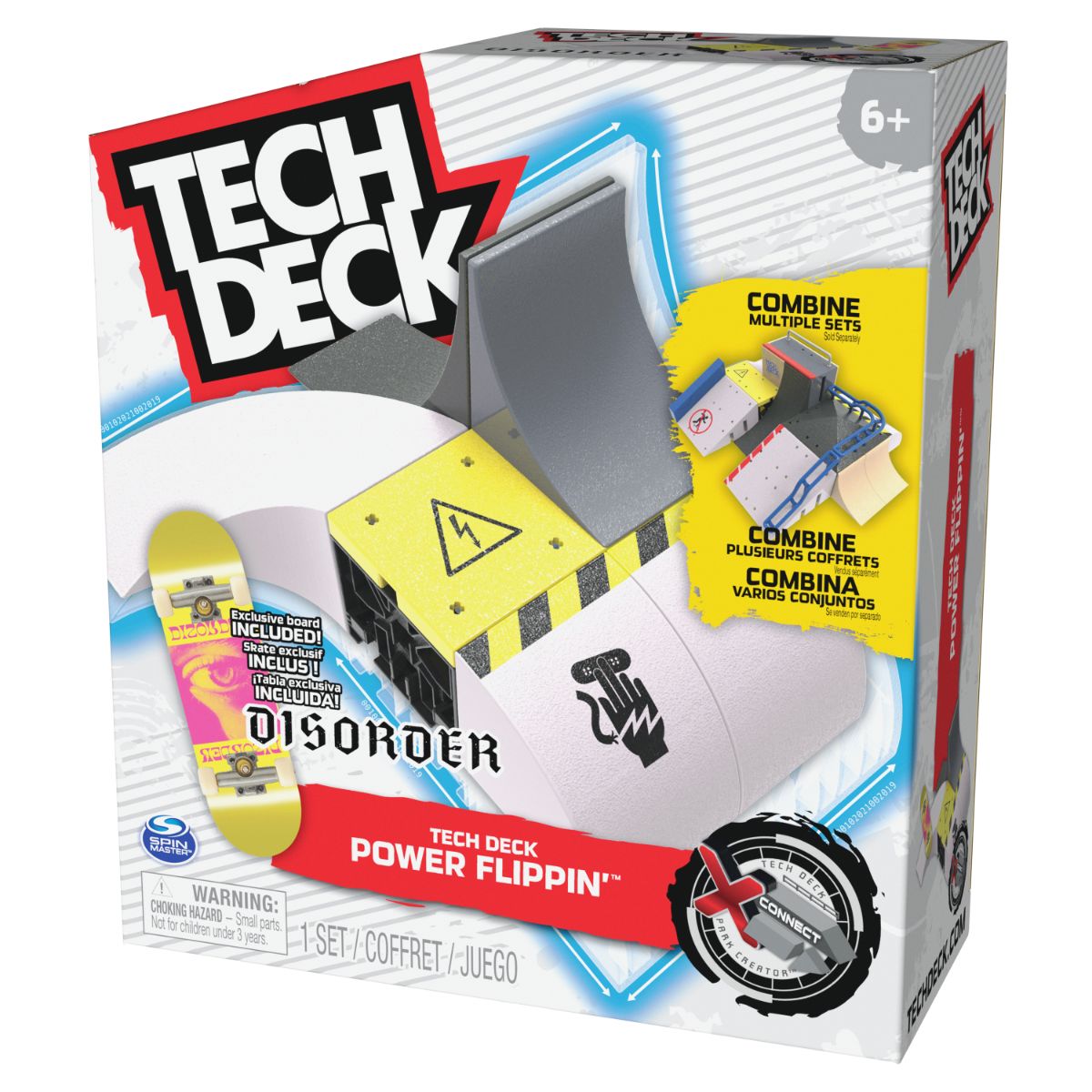 Set mini skateboard cu rampa Tech Deck Power