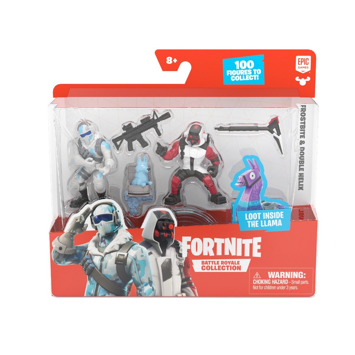 Set 2 figurine Fortnite, Double Helix si Frostbite, S1, W4 Fortnite