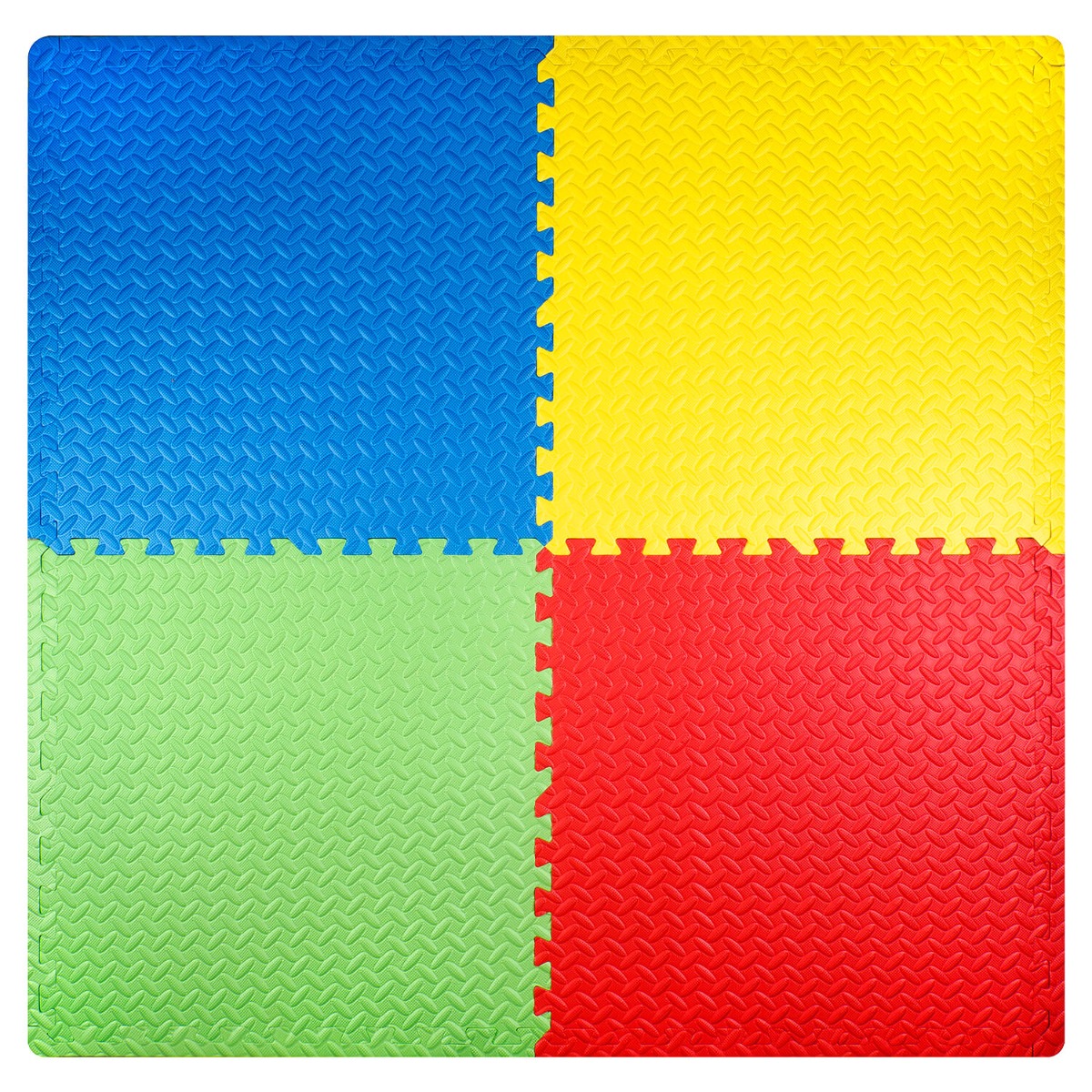Covoras tip puzzle, Action One, 4 piese, 120 x 120 cm