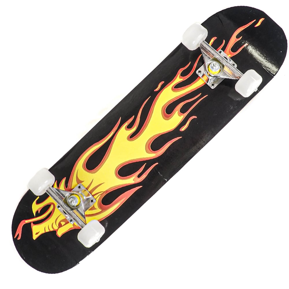 Skateboard Action One, ABEC-7 Aluminiu, 79 x 20 cm, Multicolor Fire Dragon ABEC-7 imagine noua responsabilitatesociala.ro