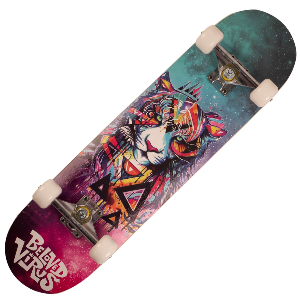 Skateboard Action One, ABEC-7 Aluminiu, 79 X 20 cm, Multicolor Be Loved Action One