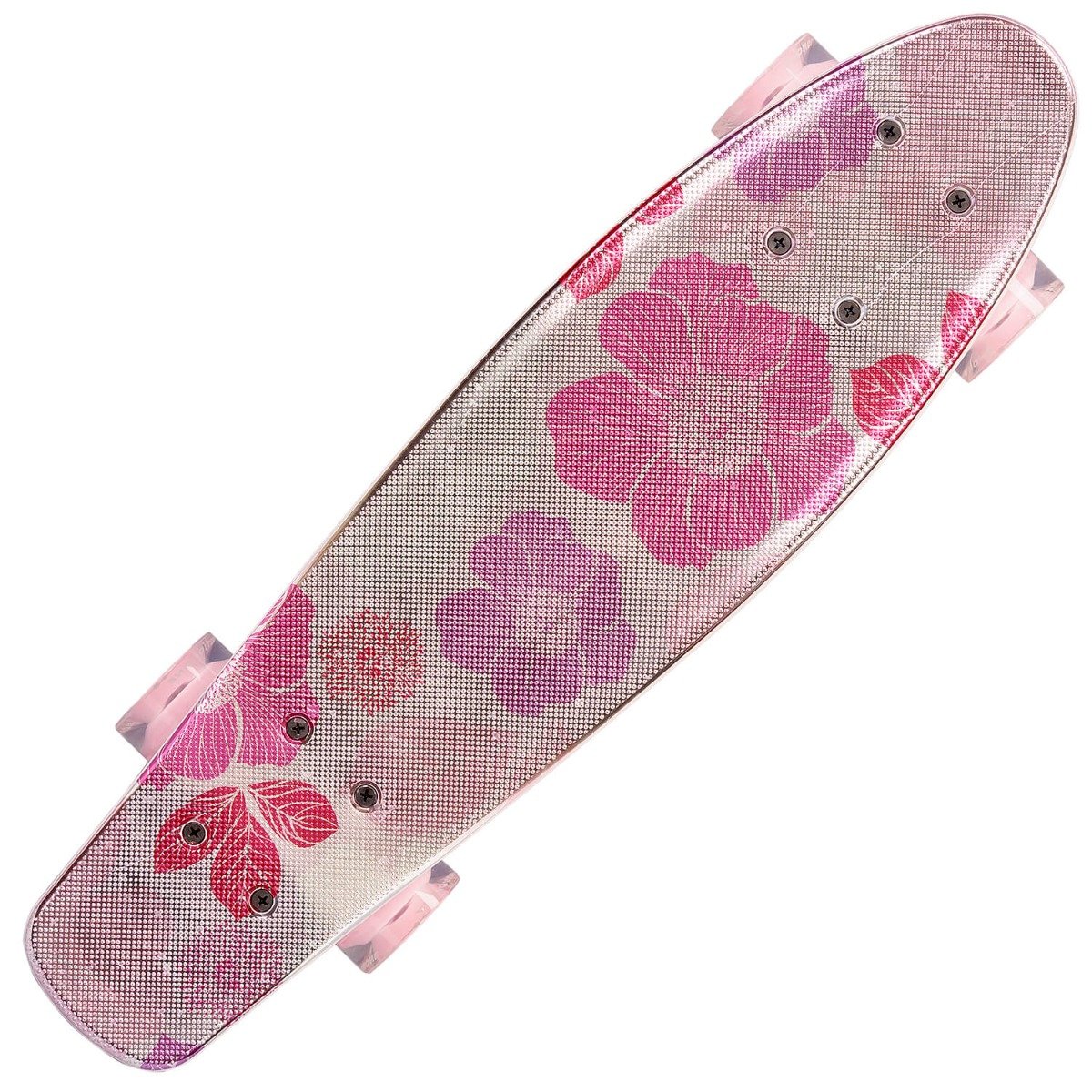 Penny Board Flowers 22, Abec-7, PU, Aluminium Truck, Action One, Roz